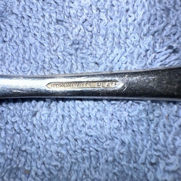 Vintage Oneida Community Plate BIRD OF PARADISE TeaSpoon Set - Picture 2 of 6